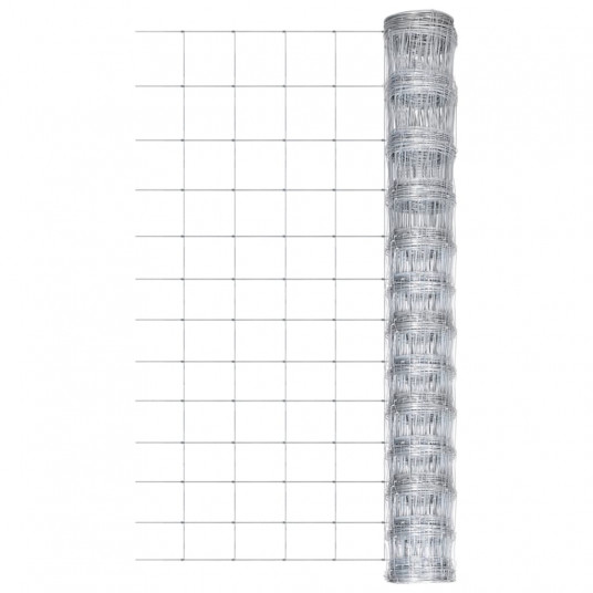 Sodo tvora, sidabrinė, 150cm, galvanizuotas plienas, 50m