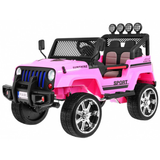 Elektromobilis RaptorDRIFTER 4 x 4, rožinis