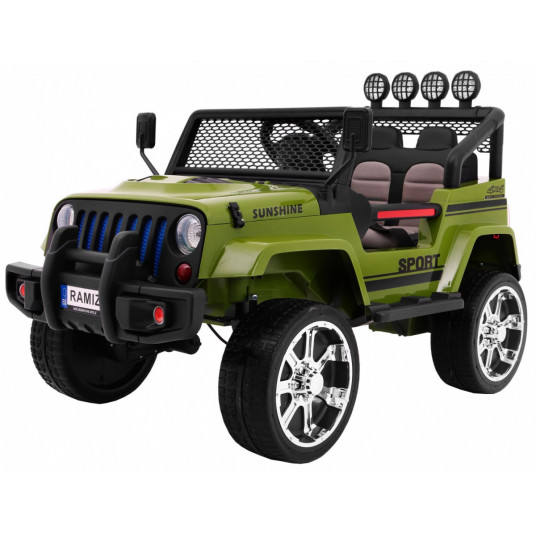 Elektromobilis Raptor DRIFTER 4 x 4, žalias