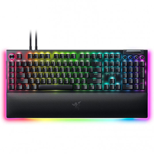  Žaidimų klaviatūra RAZER BlackWidow V4 Pro (Green Switch) NORD RZ03-04680600-R3N1 