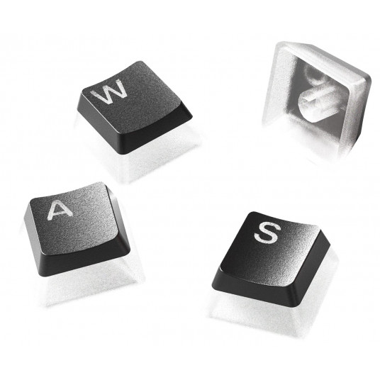 Klavišų dangtelis SteelSeries PrismCAPS Keycaps, NOR, Black