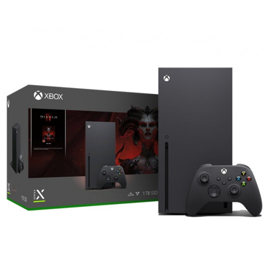  Microsoft Xbox Series X 1TB + Diablo IV Žaidimų konsolė + video žaidimas 