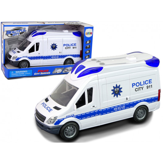 Interaktyvus policijos automobilis