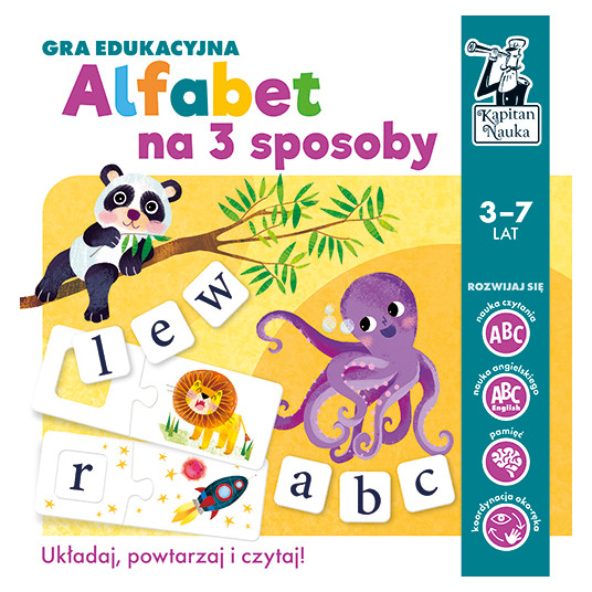  Edukacinis žaidimas - Abėcėlė trimis būdais 