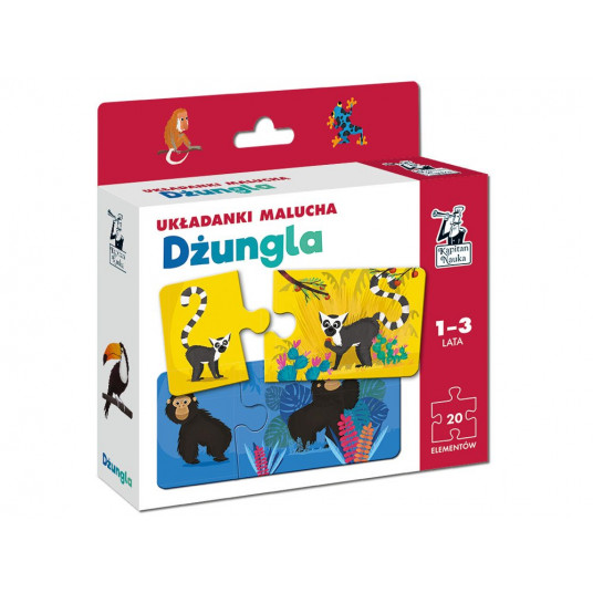 Dėlionė su džiunglių gyvūnais