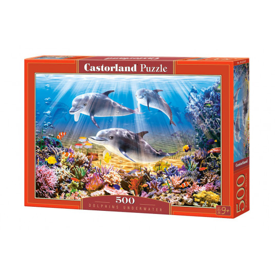 Dėlionė Castorland Dolphins Underwater, 500 dalių