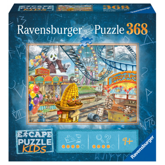  RAVENSBURGER ESCAPE KIDS dėlionė  Amusement Park, 368d., 12991 