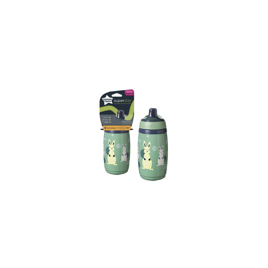  TOMMEE TIPPEE gertuvė INSULATED SPORTEE, 12m+, 266ml, green, 447820 