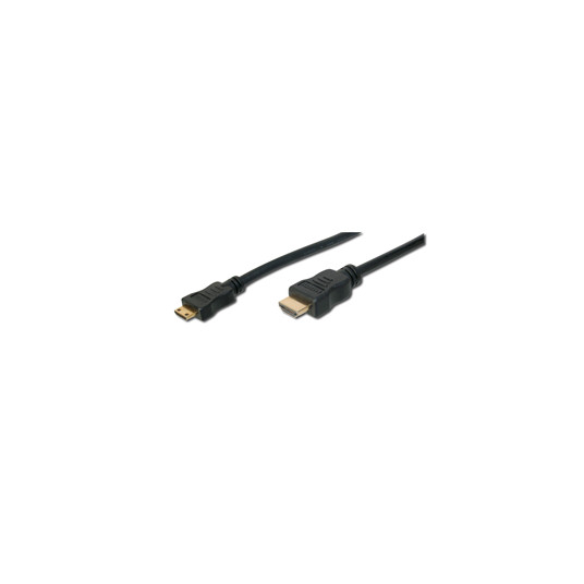  2m HDMI cable type A male - HDMI mini Typ C,  bulk cable Logilink 