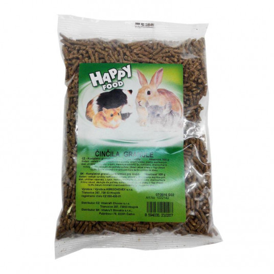 šinšilų granulių pašaras 500 g