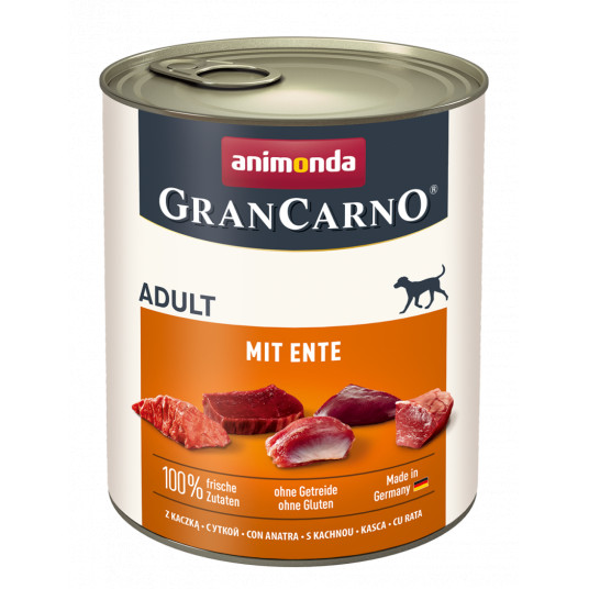  Grancarno adult šunų konservai su  antiena 800 g 