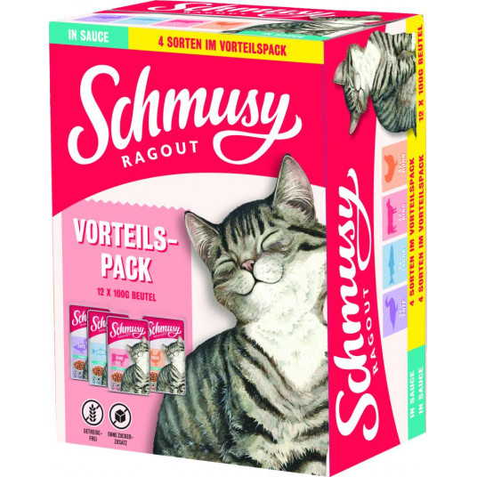  Schmussy konservų rinkinys katėms 100 g 