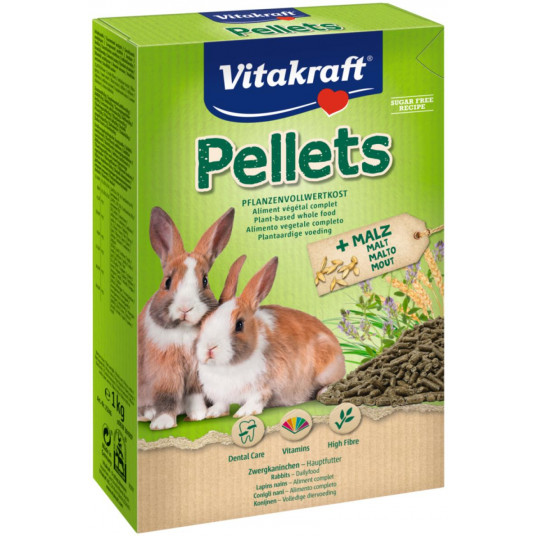  Pellets Granuliuotas pašaras triušiams 1 kg 