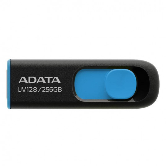  ADATA AUV128 256GB USB Flash Drive, Black/Blue ADATA 