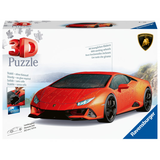  RAVENSBURGER 3D dėlionė Lamborghini Huracan Evo, 108d., 11238 