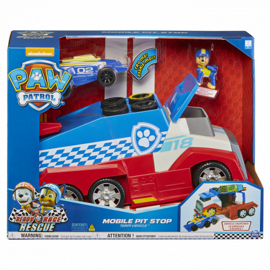  PAW PATROL transporto priemonė Mobile Pit Stop, 6054505 