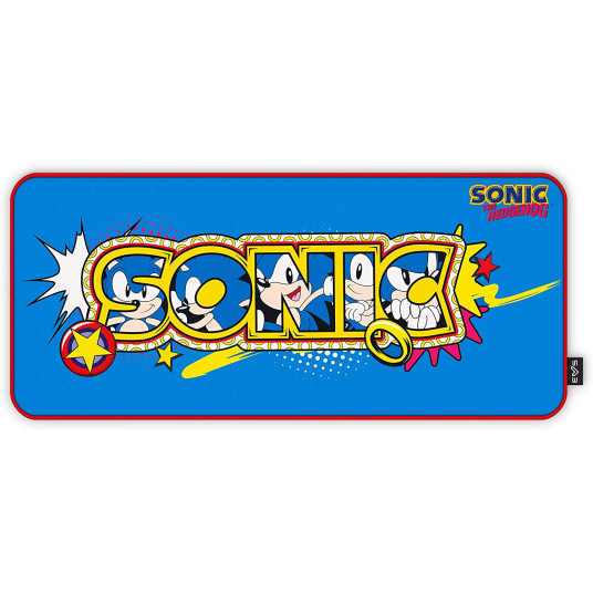  Energy Sistem Gaming Mouse Pad ESG Sonic Classic (XXL size, Anti-slip rubber base) 