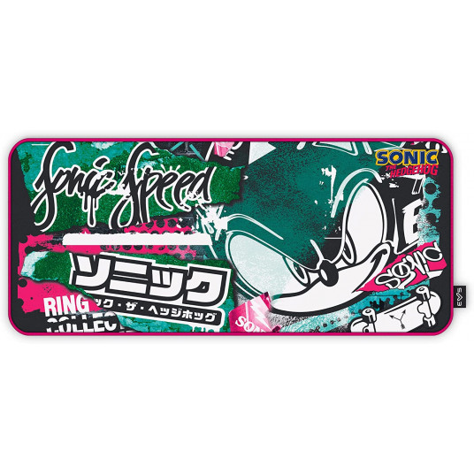  Energy Sistem Gaming Mouse Pad ESG Sonic Graffiti (XXL size, Anti-slip rubber base) 