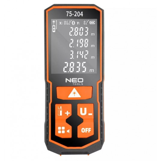  Lazerinis atstumo matuoklis Neo Tools Atstumas 60 m, IP54 