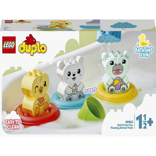 LEGO® 10965 DUPLO Maudynių pramogos: plūduriuojantis gyvūnų traukinys