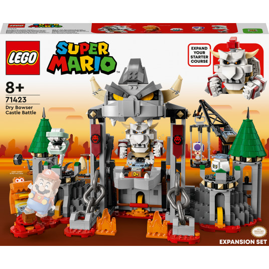 „LEGO® 71423 Super Mario™“ Drai Bauzerio pilies mūšio papildomas rinkinys