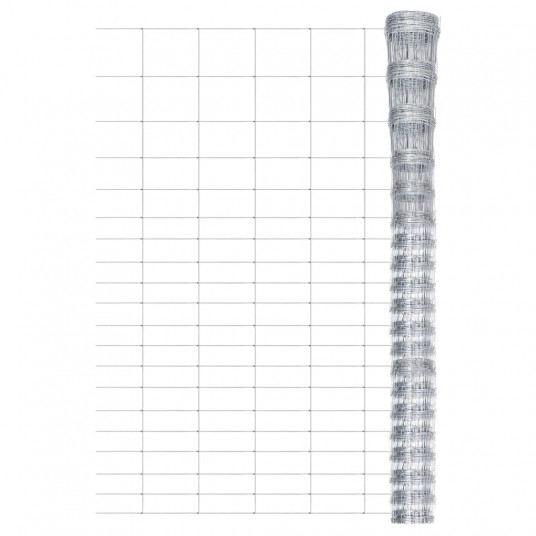 Sodo tvora, sidabrinė, 50x1,6m, galvanizuotas plienas