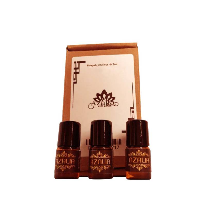 Aliejinių Kvepalų Rinkinys "Mini Aromas” Azalia Unisex No2 (Kraft)