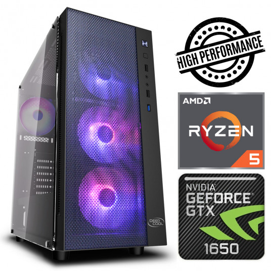  INTOP Ryzen 5 3600 16GB 240SSD M.2 NVME+2TB GTX1650 4GB no-OS 