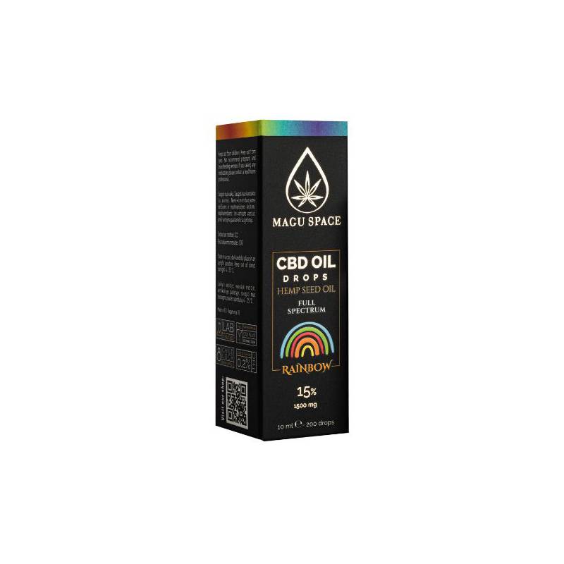 CBD kanapių aliejus 15% Rainbow