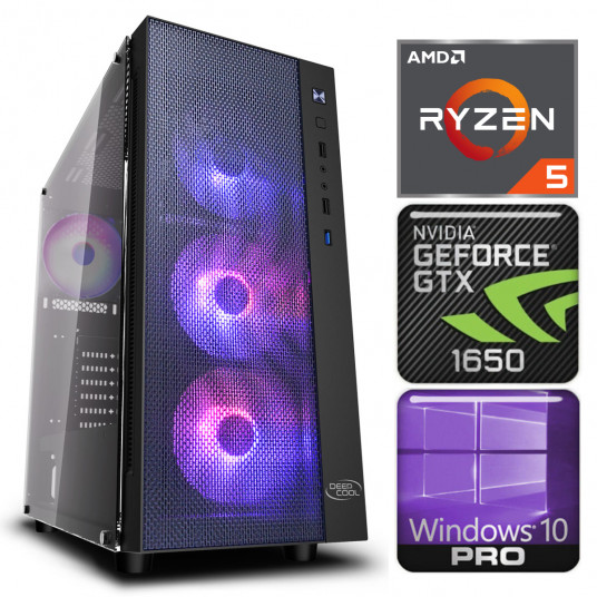  INTOP Ryzen 5 3600 16GB 480SSD M.2 NVME+2TB GTX1650 4GB WIN10Pro 