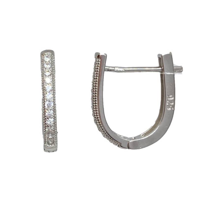 Sidabriniai auskarai anglišku užsegimu, Metalas: Sidabras, Praba: 925°,