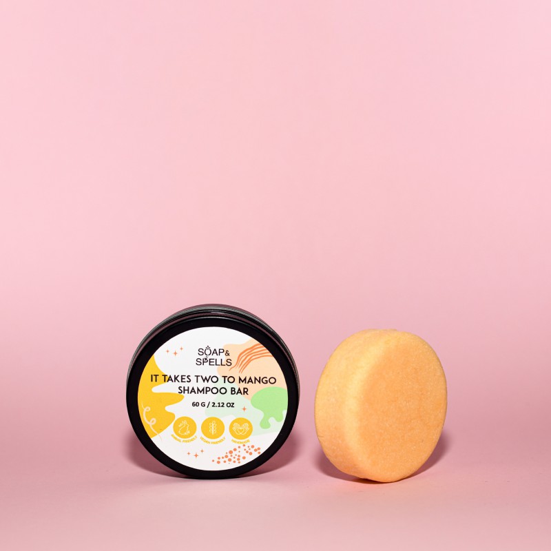 Kietasis šampūnas 'It takes two to mango'