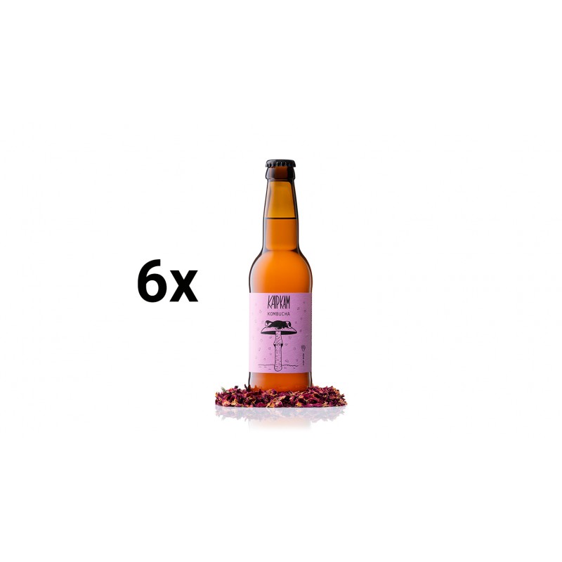 Kaip Kam Rose kombucha, 6 x 330ml