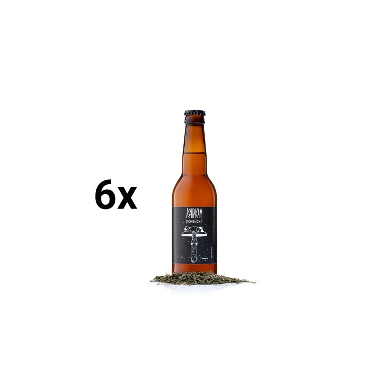 Kaip Kam Originali kombucha, 6 x 330ml