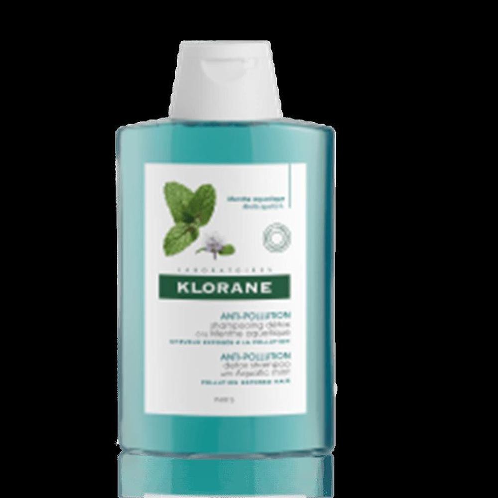 Klorane Aqua Mint Detox Shampoo mėtų detoksikuojantis šampūnas  200ml