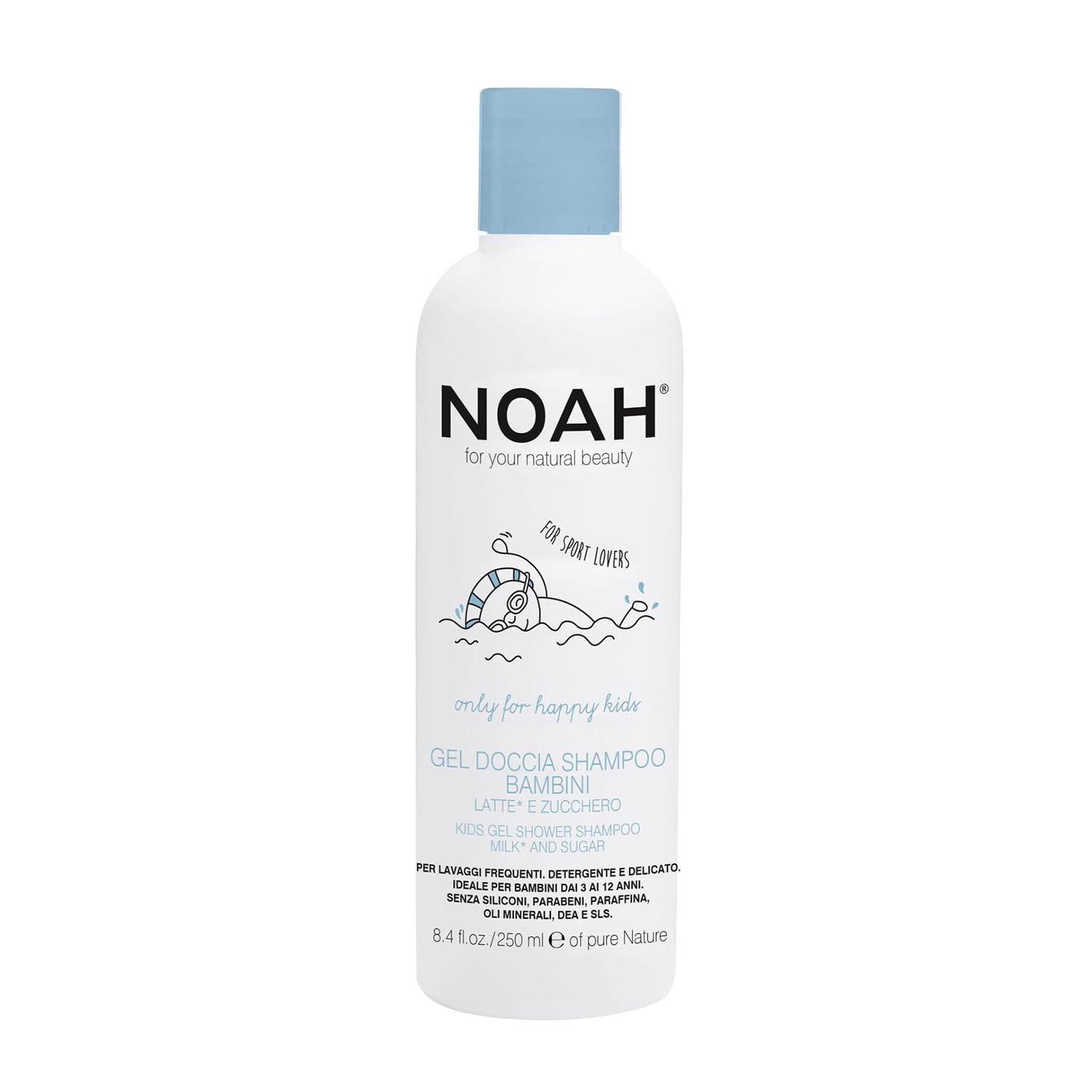 Noah Kids dušo gelis ir šampūnas vaikams 250ml