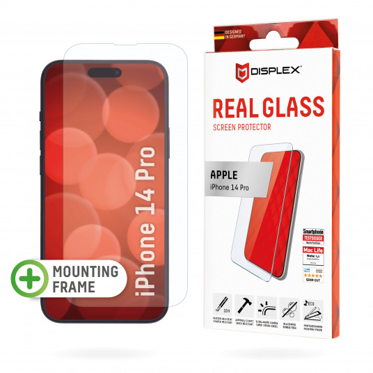  Apple iPhone 14 Pro Real 2D Screen Glass By Displex Transparent 