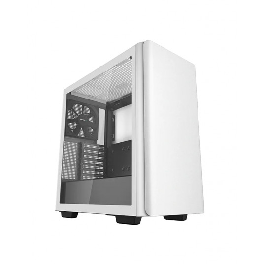 Deepcool MID TOWER CASE CK500 šoninis langas, baltas, vidurinis bokštas, maitinimo šaltinis nėra