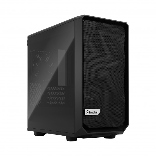 Fractal Design Meshify 2 Mini Black TG tamsus atspalvis, mATX, Maitinimo šaltinis Nr