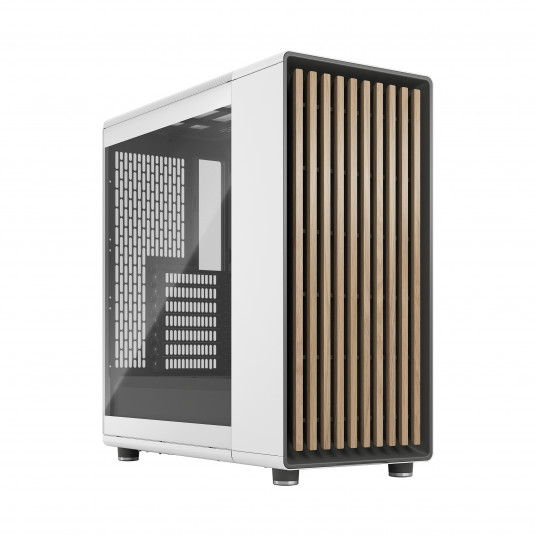 Fractal Design North Chalk White TG skaidrus atspalvis