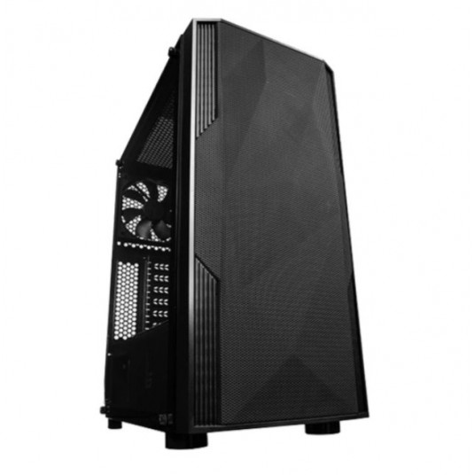 LOGIC AGIR MESH + GLASS USB 3.0 BLACK KORPUSAS BE MAITINIMO