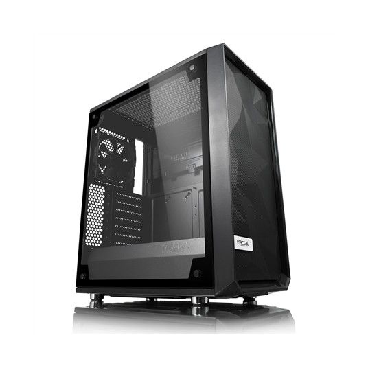 Kompiuterio korpusas Fractal Design Meshify C FD-CA-MESH-C-BKO Šoninis langas, Juodas, ATX, Maitinimo blokas Nr.