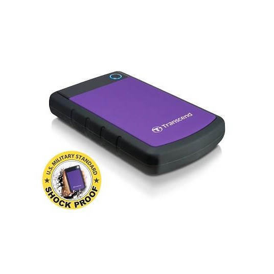 Išorinis HDD | TRANSCEND | StoreJet | 1 TB | USB 3.0 | Spalva violetinė | TS1TSJ25H3P