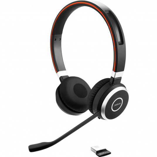 Belaidės ausinės Jabra Evolve 65 MS Stereo, Juodos