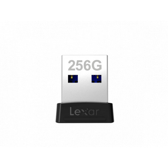 Lexar JumpDrive USB 3.1 S47 256GB juodas plastikinis korpusas, skirtas pasauliniam naudojimui