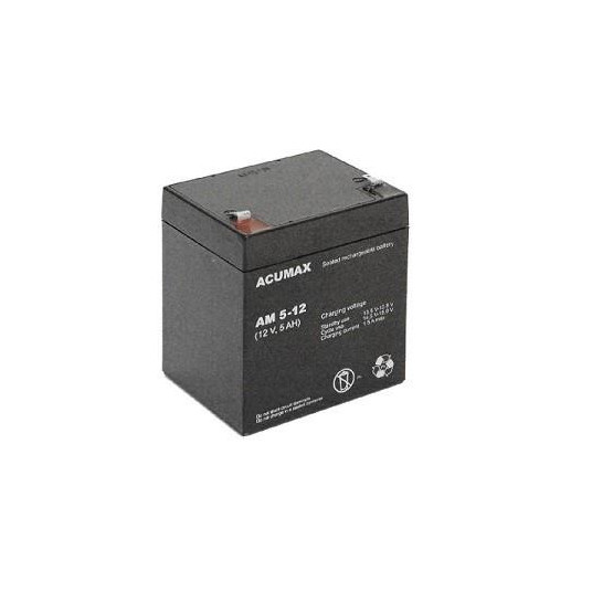 AKUMULIATORIUS 12V 5AH VRLA/AM5-12T2 ACUMAX EMU