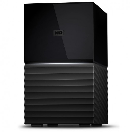 Išorinis HDD|Vakarų skaitmeninis|My Book Duo|16TB|USB 3.0|USB-C|Juodas|WDBFBE0160JBK-EESN