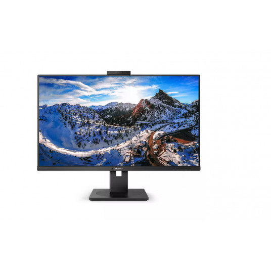 Philips LCD monitor with USB-C Dock 326P1H/00  31.5 inch/80 cm, QHD, 2560 x 1440 pixels, IPS, 16:9, Black, 4 ms, 350 cd/m², W-LED system, HDMI ports quantity 2