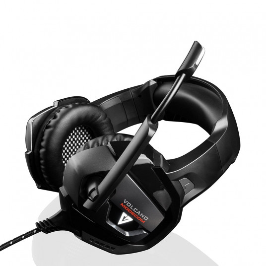 Modecom Volcano MC-859 Bow žaidimų ausinės su mikrofonu / 3,5 mm / 2,2 m laidas / juodas