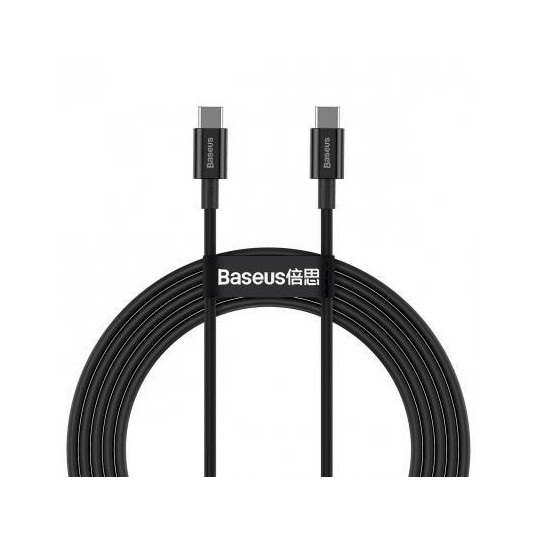CABLE USB-C TO USB-C 1M/BLACK CATYS-B01 BASEUS